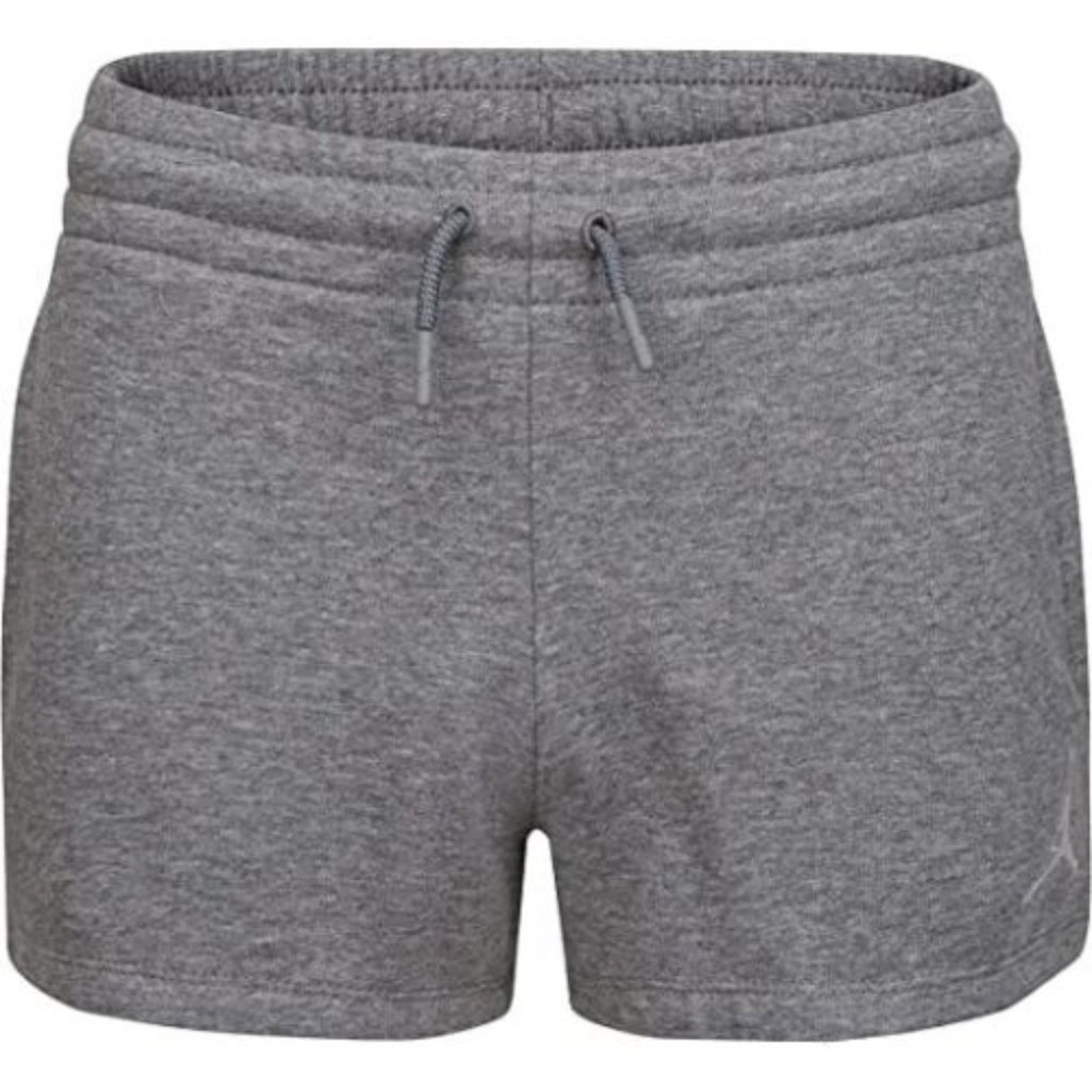 JORDAN Big Girls Essential Shorts 45A771 Gray NEW with TAGS